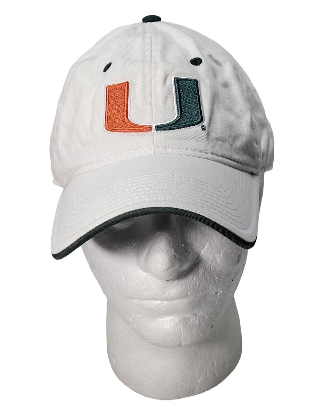 Miami Hurricanes NCAA The Game White Strapback Hat Cap